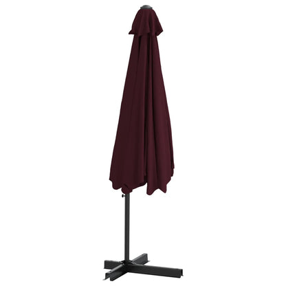 vidaXL Garden Parasol with Steel Pole 300 cm Bordeaux Red