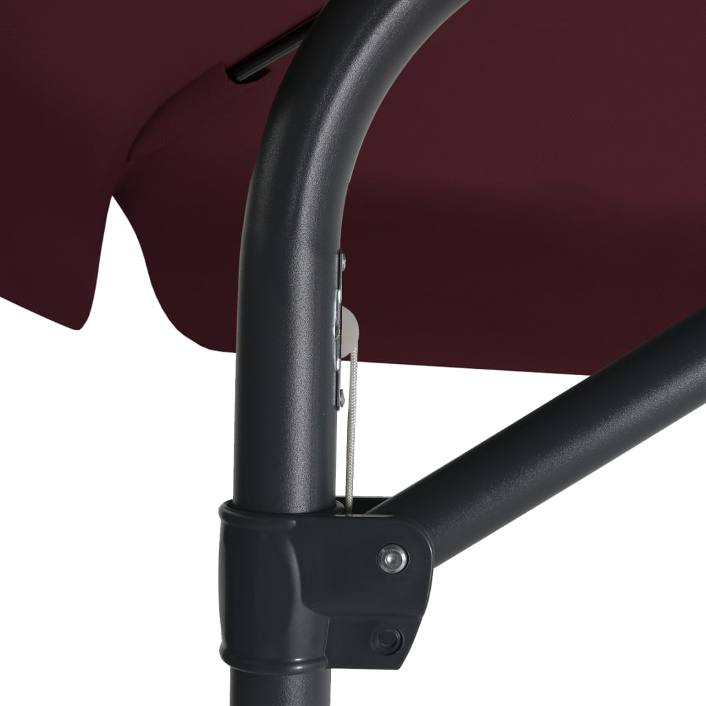 vidaXL Garden Parasol with Steel Pole 300 cm Bordeaux Red