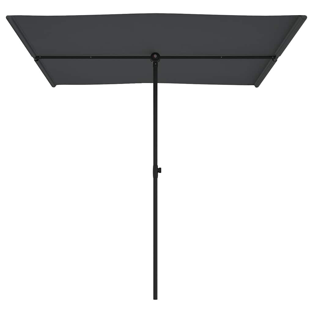 vidaXL Garden Parasol with Aluminium Pole 2x1,5 m Anthracite