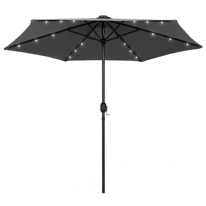 vidaXL Garden Parasol | Anthracite | Polyester fabric, aluminium pole