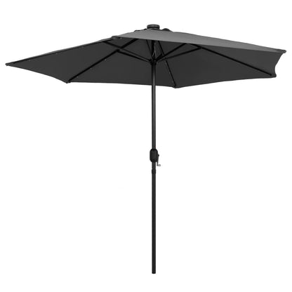 vidaXL Garden Parasol | Anthracite | Polyester fabric, aluminium pole