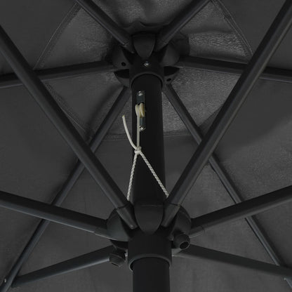vidaXL Garden Parasol | Anthracite | Polyester fabric, aluminium pole
