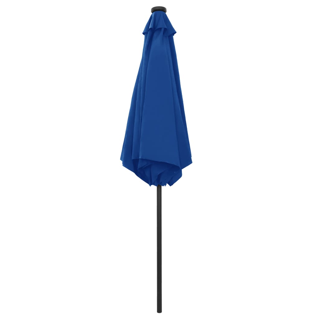vidaXL Garden Parasol | Azure Blue | Polyester, Aluminium, Steel | Medium