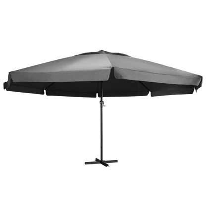 vidaXL Garden Parasol | Anthracite | Polyester, Aluminium, Steel