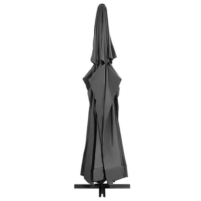 vidaXL Garden Parasol | Anthracite | Polyester, Aluminium, Steel