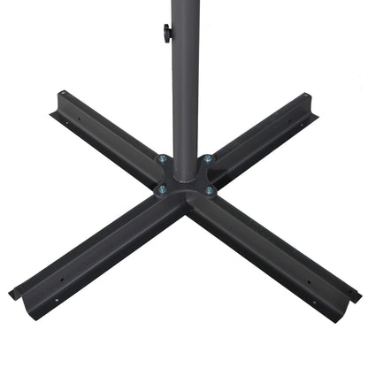 vidaXL Garden Parasol | Anthracite | Polyester, Aluminium, Steel