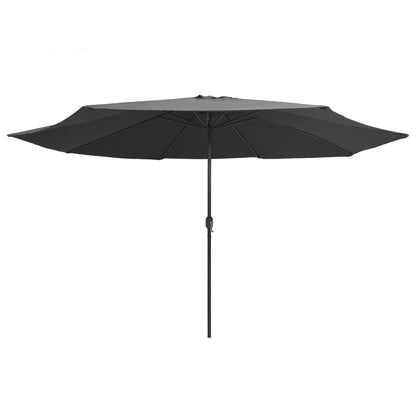 vidaXL Garden Parasol | Anthracite | Polyester, Metal | Large | Tiltable