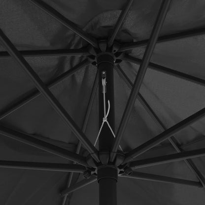 vidaXL Garden Parasol | Anthracite | Polyester, Metal | Large | Tiltable