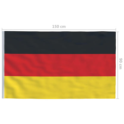 146043 vidaXL Germany Flag 90x150 cm