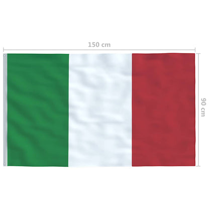 vidaXL Italy Flag 90x150 cm