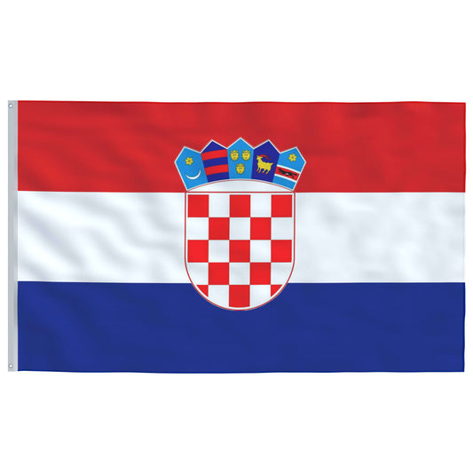 146051 vidaXL Croatia Flag 90x150 cm