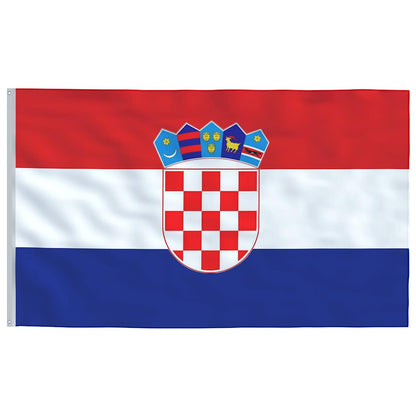146051 vidaXL Croatia Flag 90x150 cm