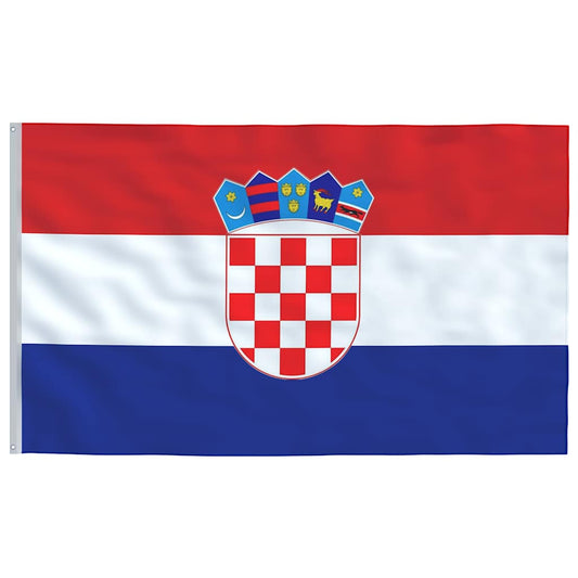 146051 vidaXL Croatia Flag 90x150 cm