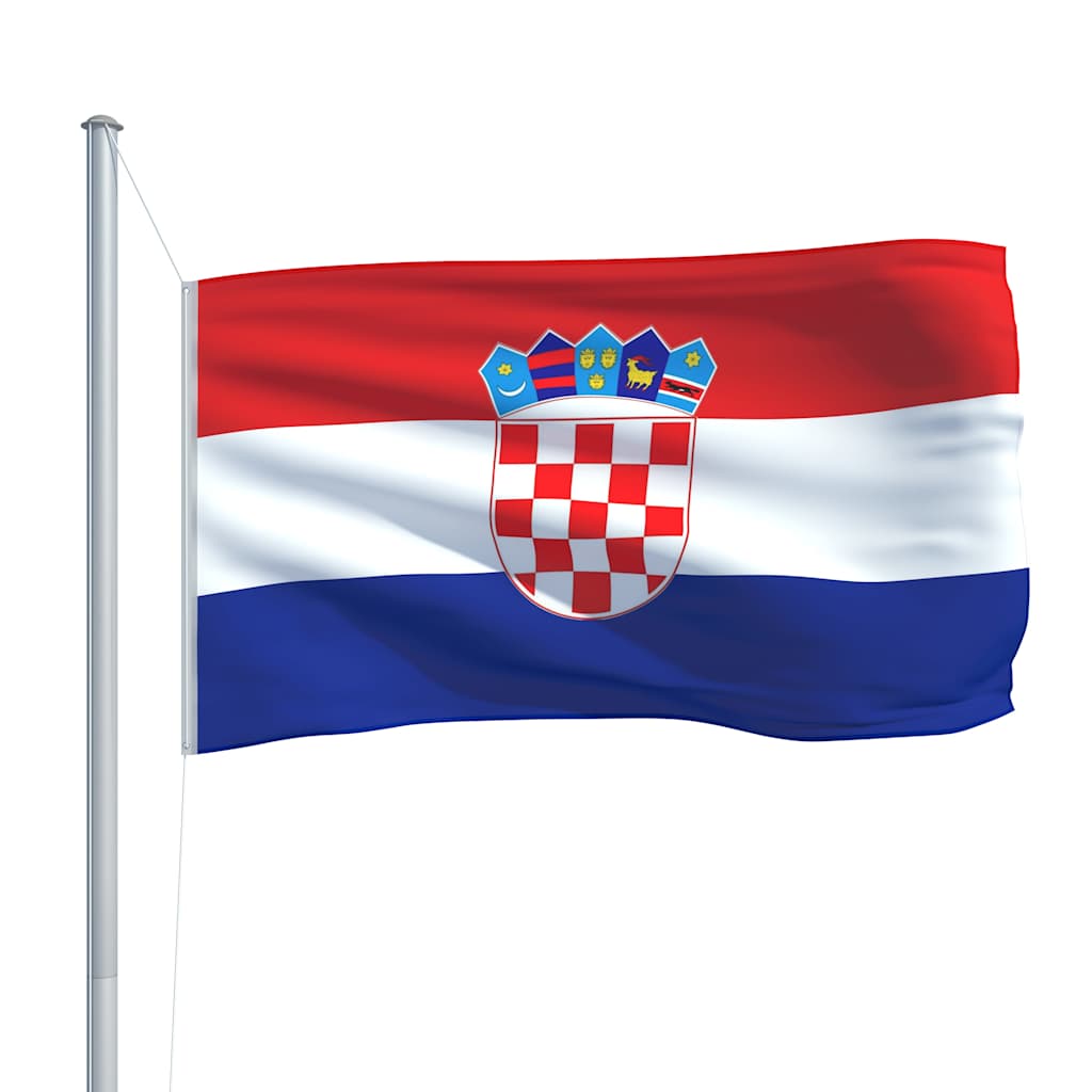 146051 vidaXL Croatia Flag 90x150 cm