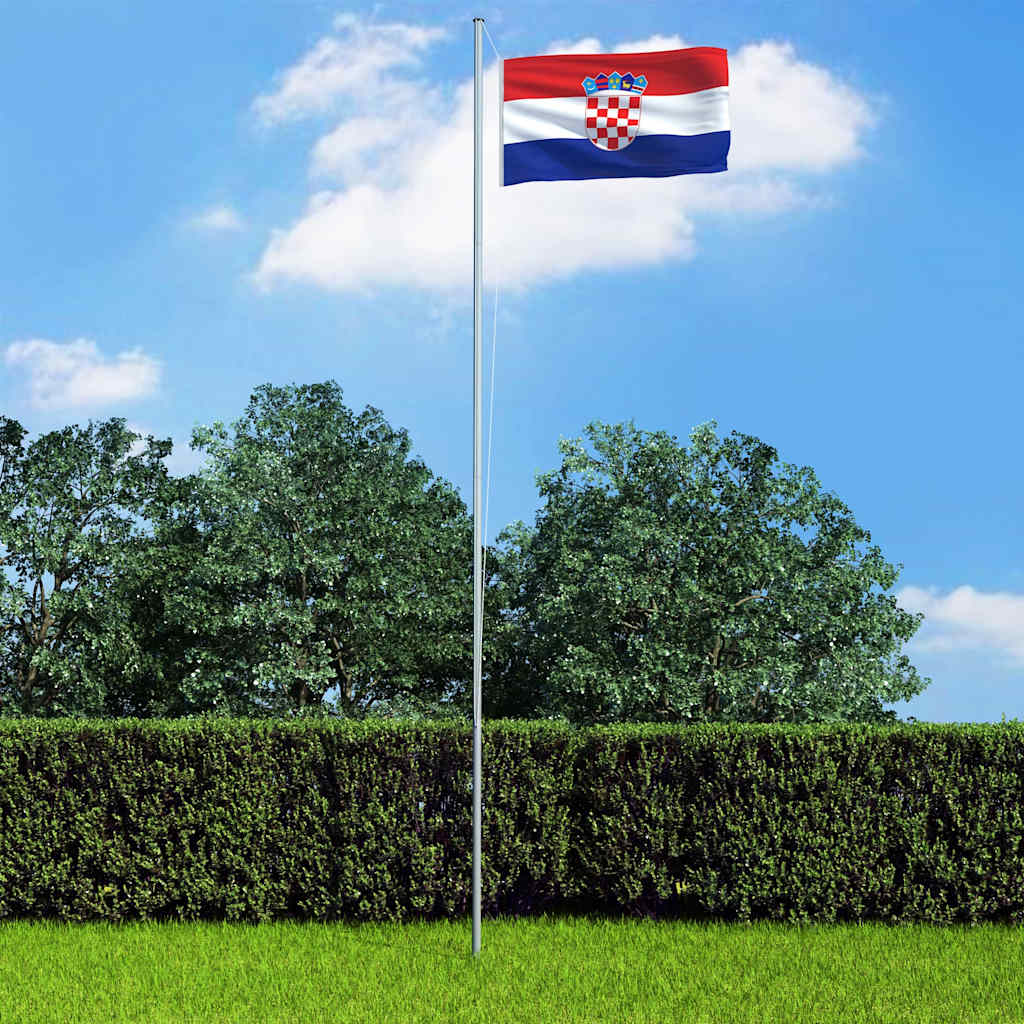 146051 vidaXL Croatia Flag 90x150 cm