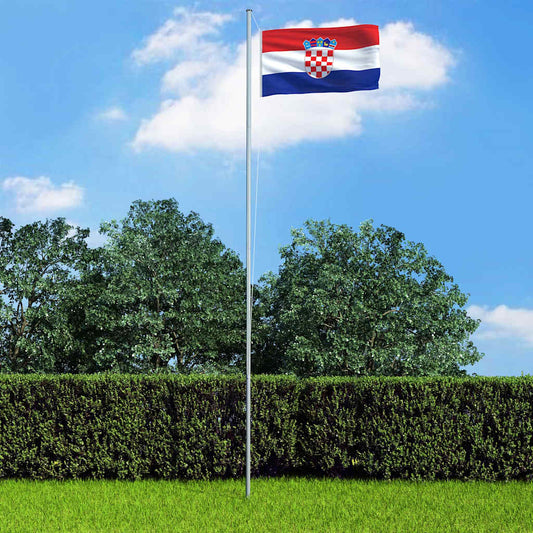 146051 vidaXL Croatia Flag 90x150 cm