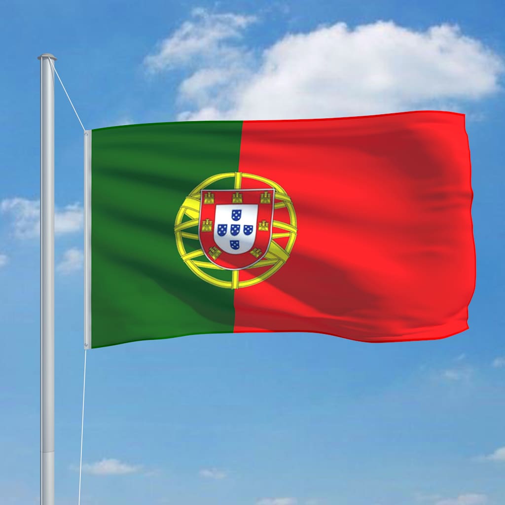 146057 vidaXL Portugal Flag 90x150 cm