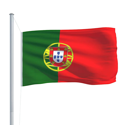 146057 vidaXL Portugal Flag 90x150 cm