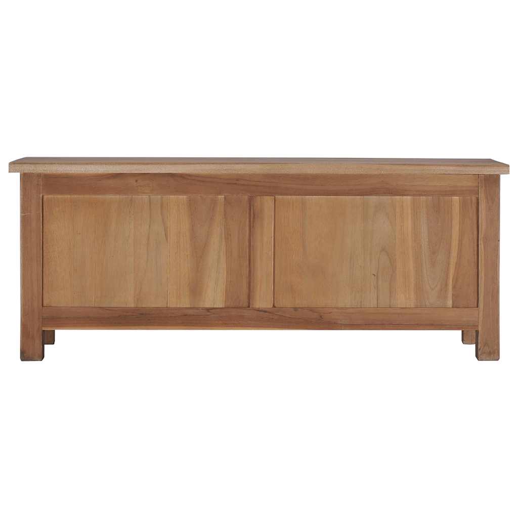 vidaXL TV Cabinet 90x30x35 cm Solid Teak Wood