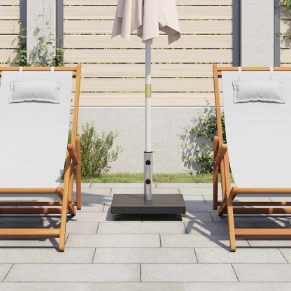 vidaXL Parasol Base | Black | Granite, Stainless Steel | Medium