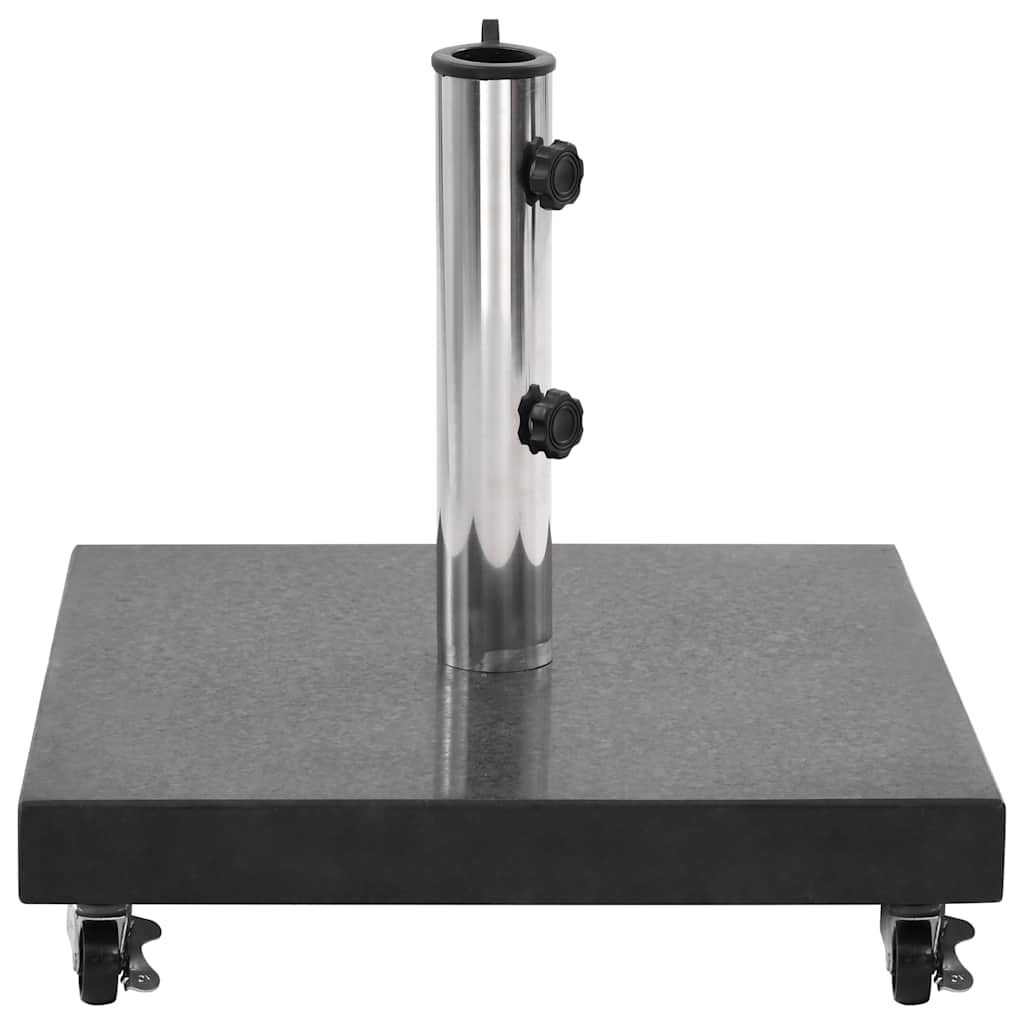 vidaXL Parasol Base | Black | Granite, Stainless Steel | Medium