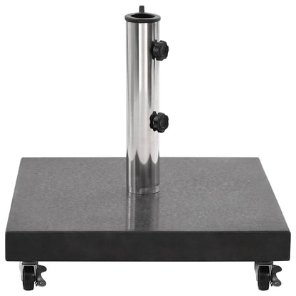 vidaXL Parasol Base | Black | Granite, Stainless Steel | Medium