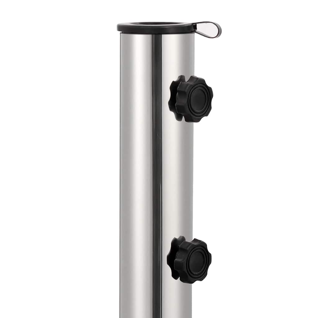 vidaXL Parasol Base | Black | Granite, Stainless Steel | Medium