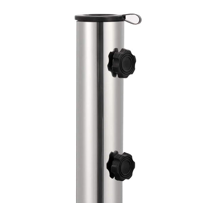 vidaXL Parasol Base | Black | Granite, Stainless Steel | Medium