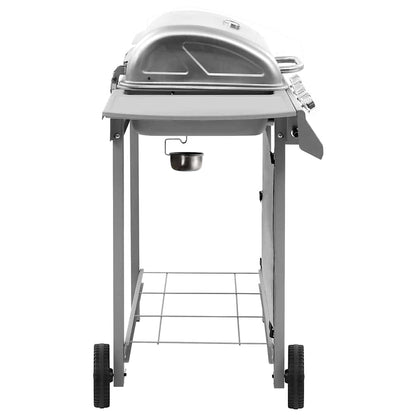 vidaXL Gas BBQ Grill with 4 Burners Silver (FR/BE/IT/UK/NL only)