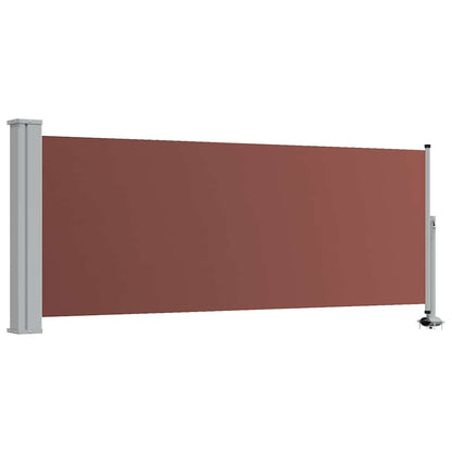 48340 vidaXL Patio Retractable Side Awning 100x300 cm Brown