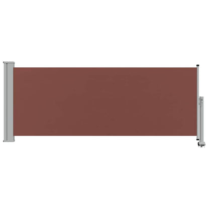 48340 vidaXL Patio Retractable Side Awning 100x300 cm Brown