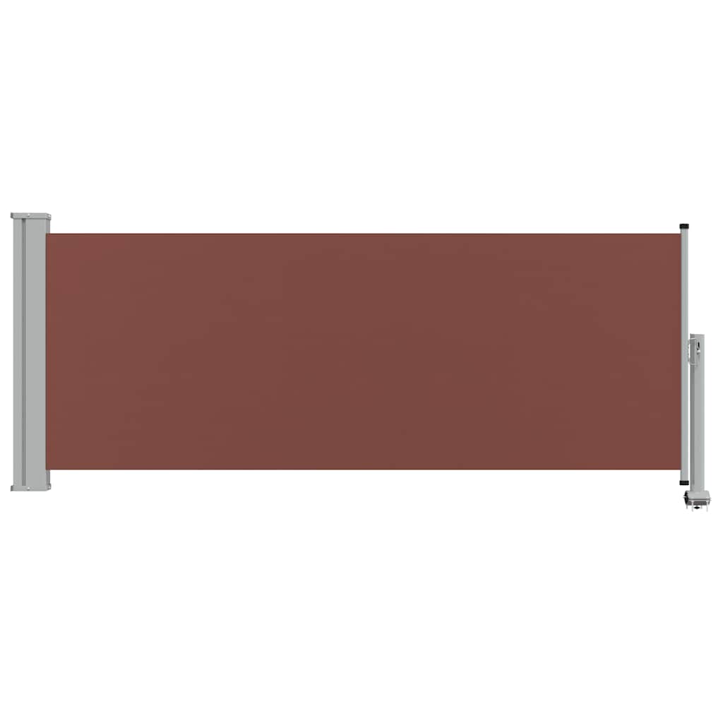 48340 vidaXL Patio Retractable Side Awning 100x300 cm Brown