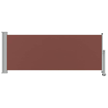 48340 vidaXL Patio Retractable Side Awning 100x300 cm Brown