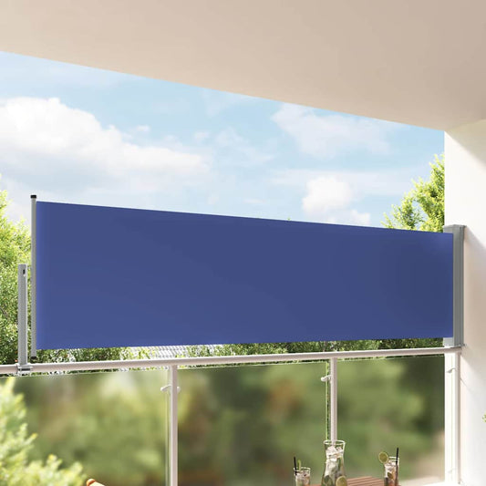 48341 vidaXL Patio Retractable Side Awning 100x300 cm Blue