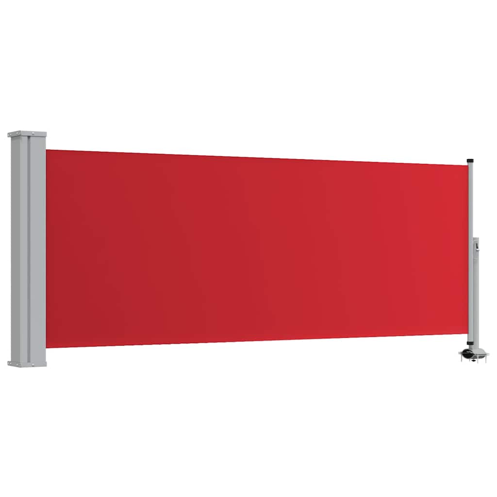 48342 vidaXL Patio Retractable Side Awning 100x300 cm Red