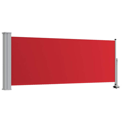 48342 vidaXL Patio Retractable Side Awning 100x300 cm Red