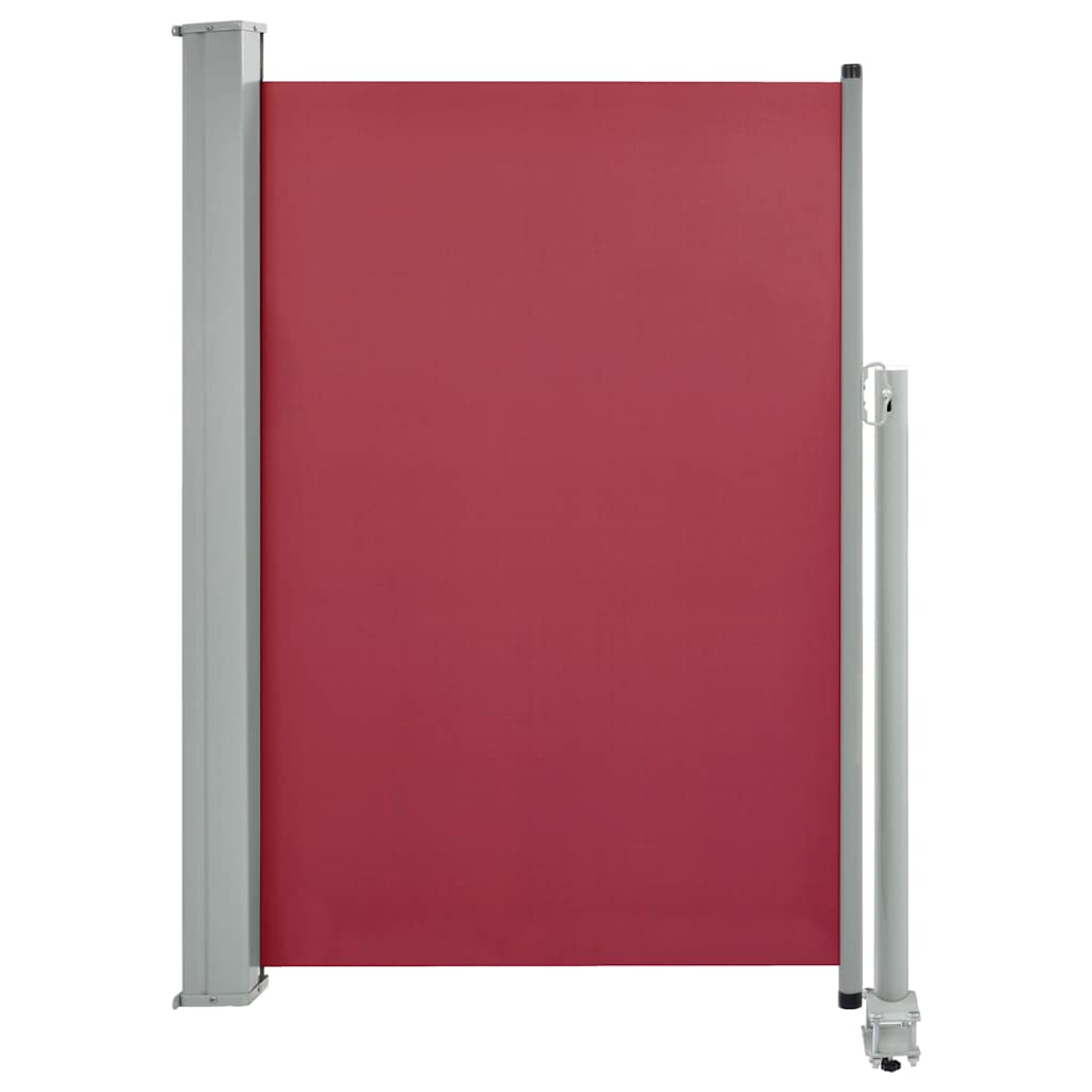 vidaXL Patio Retractable Side Awning 120x300 cm Red