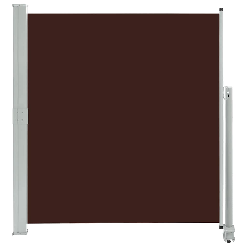 vidaXL Patio Retractable Side Awning 140 x 300 cm Brown