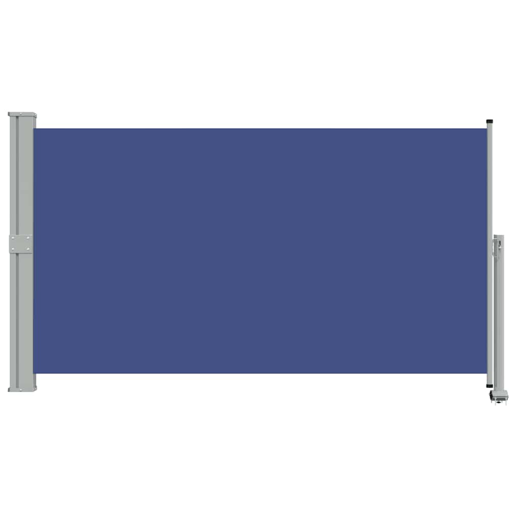 48347 vidaXL Patio Retractable Side Awning 140 x 300 cm Blue