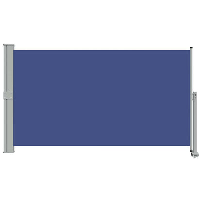 48347 vidaXL Patio Retractable Side Awning 140 x 300 cm Blue
