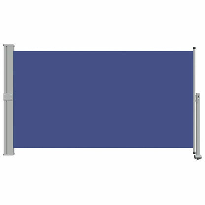 48347 vidaXL Patio Retractable Side Awning 140 x 300 cm Blue