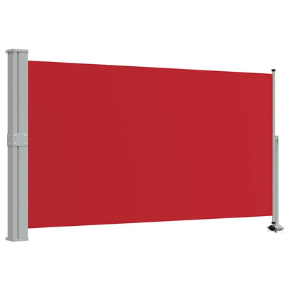 48348 vidaXL Patio Retractable Side Awning 140 x 300 cm Red