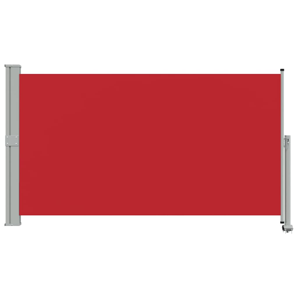 48348 vidaXL Patio Retractable Side Awning 140 x 300 cm Red