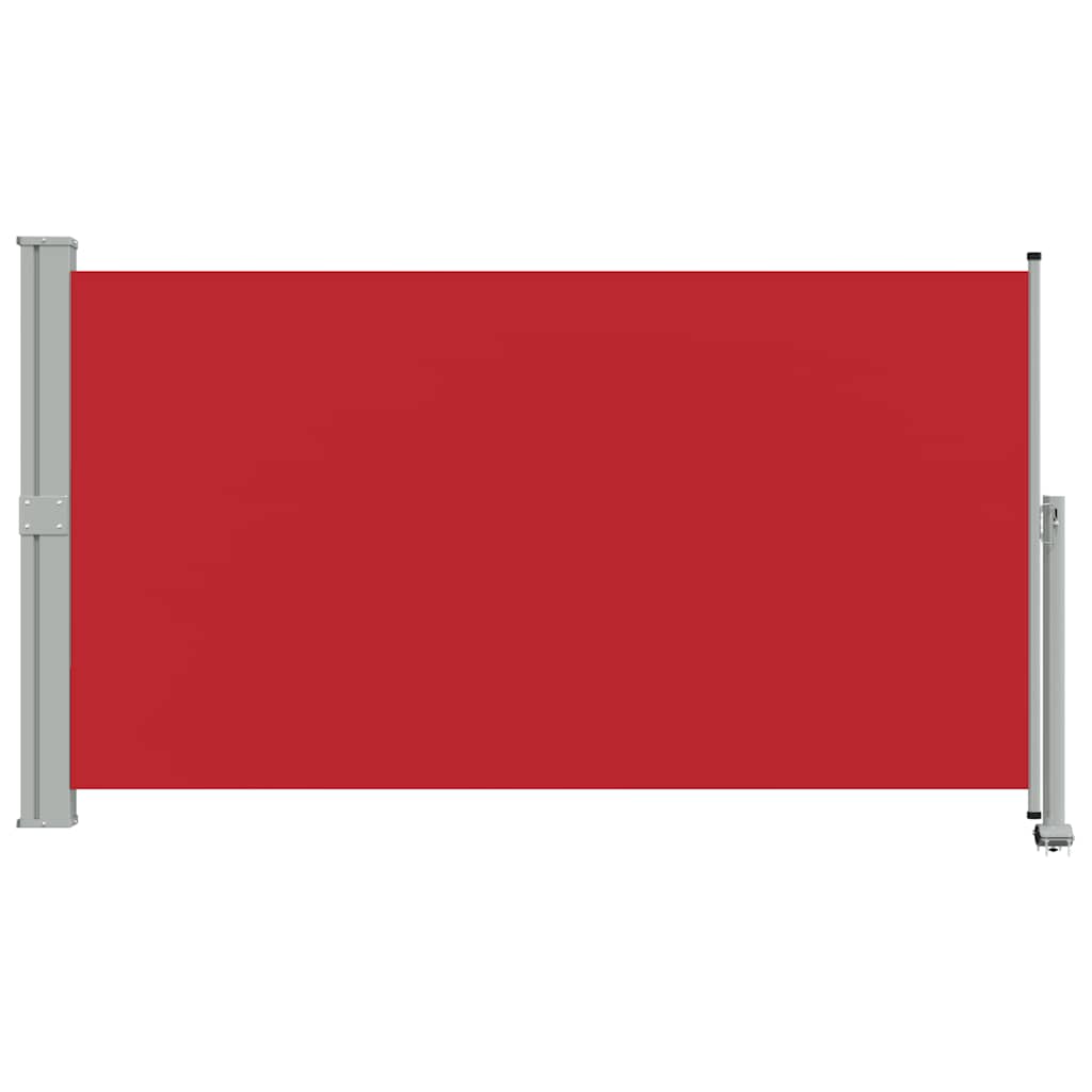 vidaXL Patio Retractable Side Awning 140 x 300 cm Red