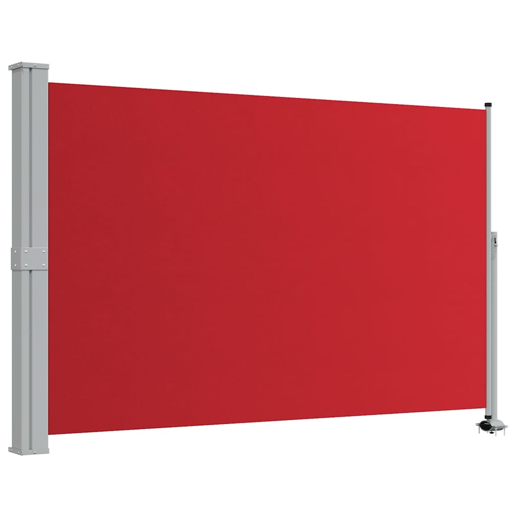 48351 vidaXL Patio Retractable Side Awning 160x300 cm Red