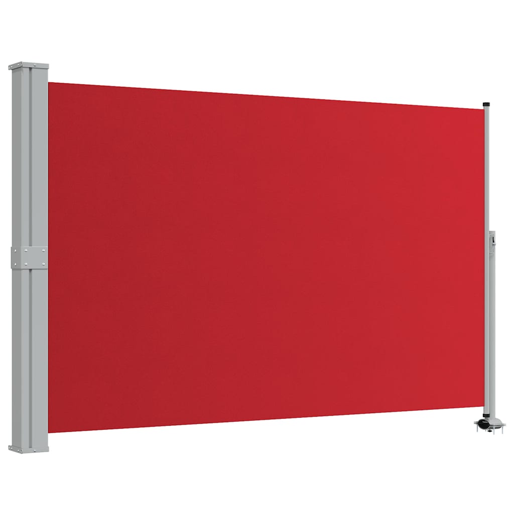 48351 vidaXL Patio Retractable Side Awning 160x300 cm Red