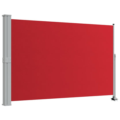48351 vidaXL Patio Retractable Side Awning 160x300 cm Red