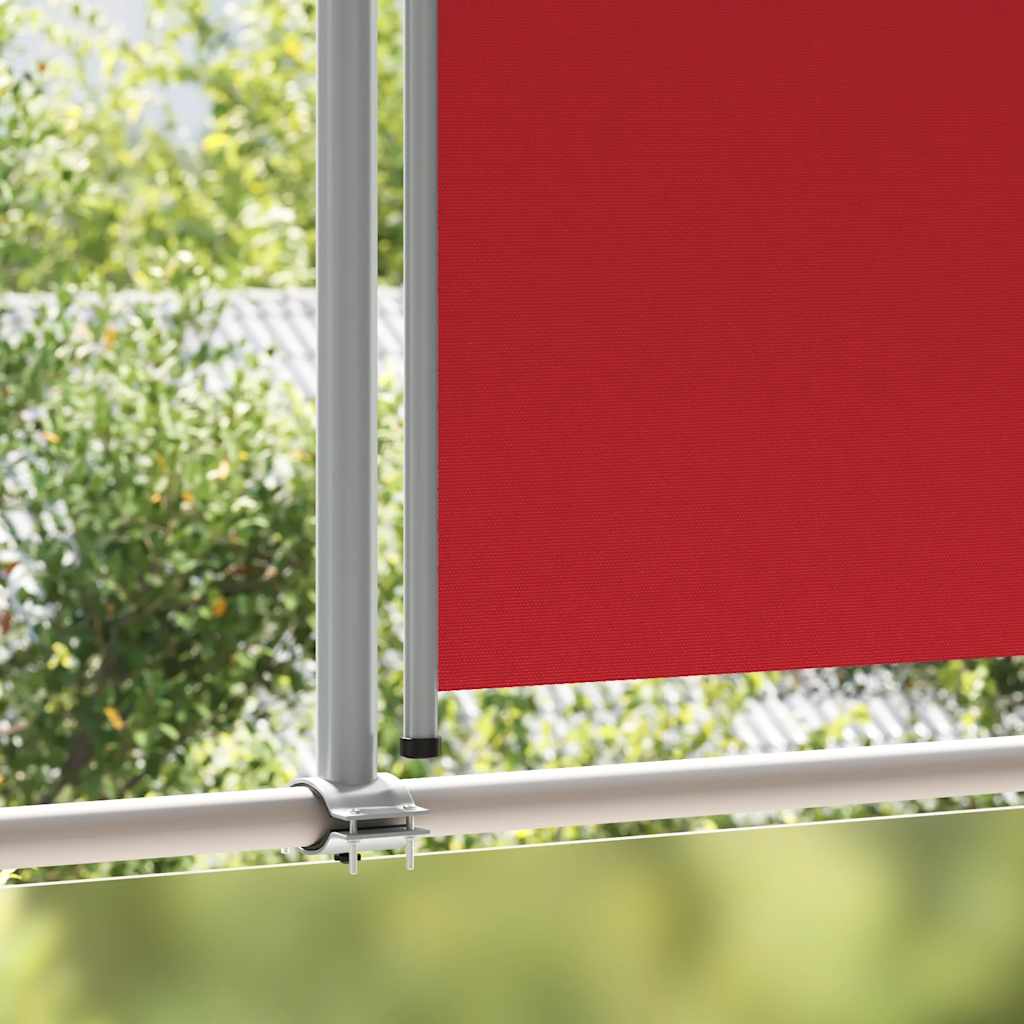 48351 vidaXL Patio Retractable Side Awning 160x300 cm Red