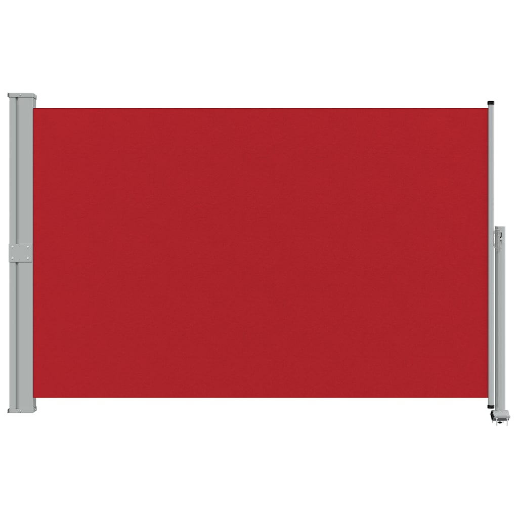 48351 vidaXL Patio Retractable Side Awning 160x300 cm Red