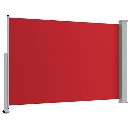 48351 vidaXL Patio Retractable Side Awning 160x300 cm Red